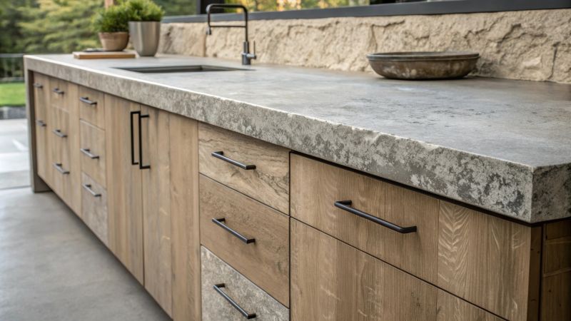 Concrete Countertop Service detail