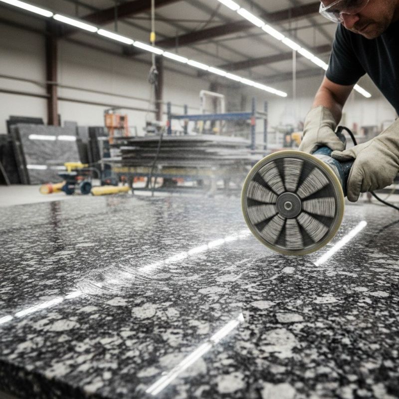 Granite Countertop Polishing detail