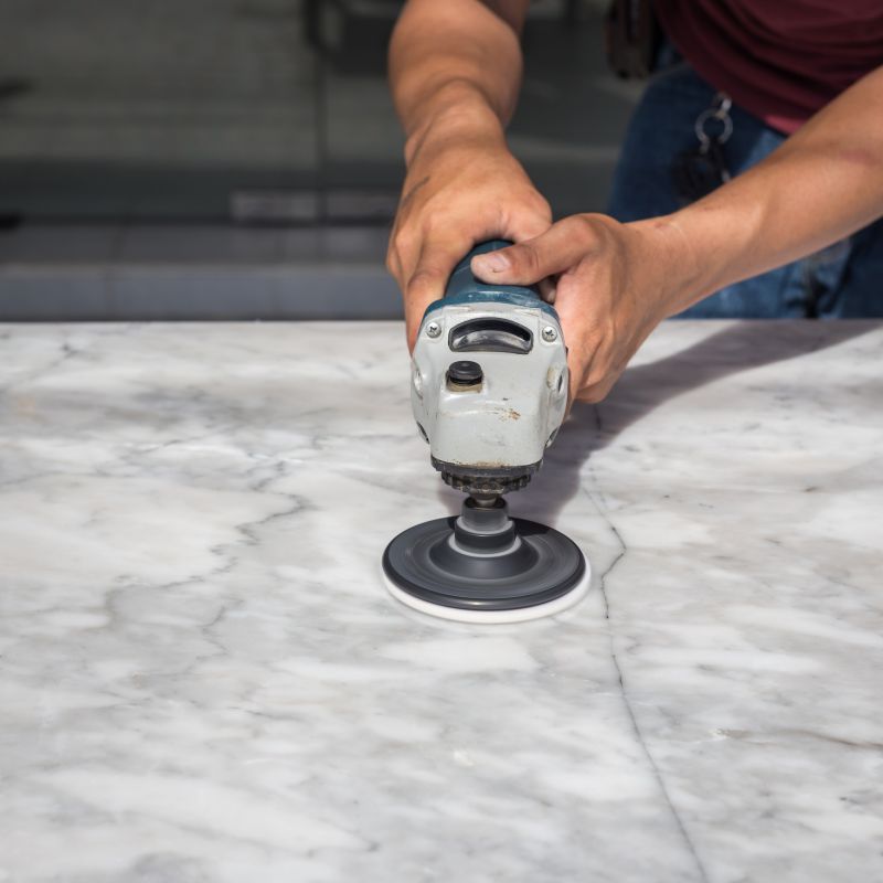 Marble Countertop Polishing detail